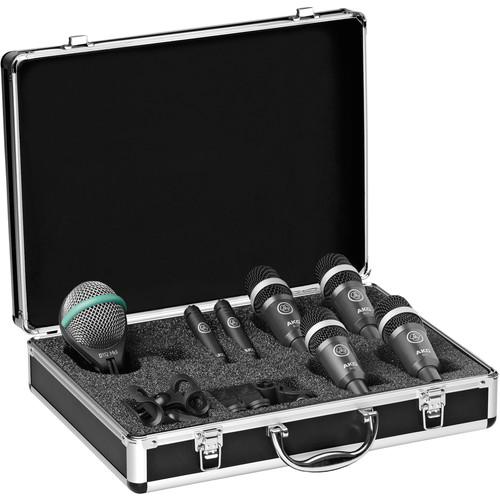AKG Drum Set Concert 1 Drum Mic Set - Red One Music