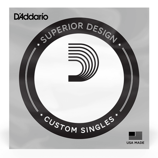 D'Addario FT024 SEMI-FLAT Phosphor Bronze acoustique Guitare Single String .024