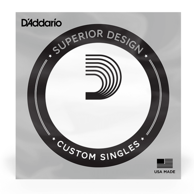 D'Addario FT047 SEMI-FLAT Phosphor Bronze acoustique Guitare Single String .047