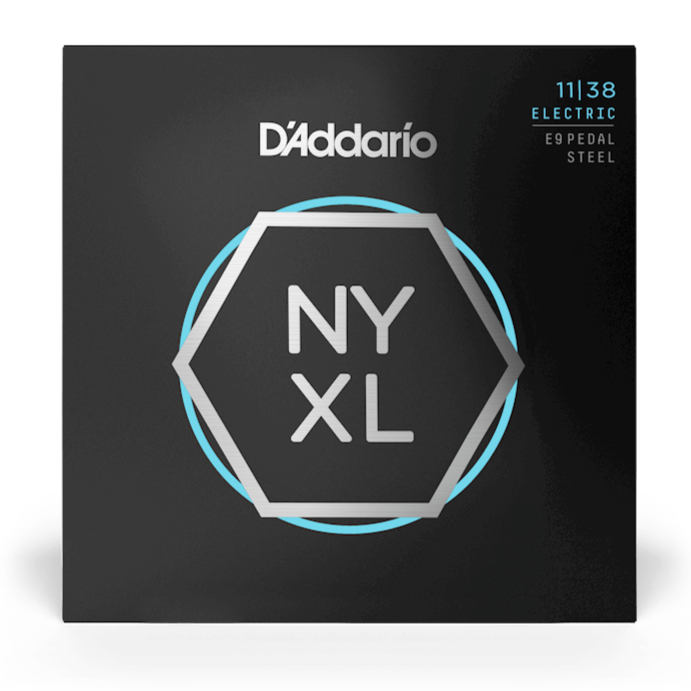 D'Addario NYXL1138PS E9 Pedal Steel Guitar Strings Regular Light 11-38