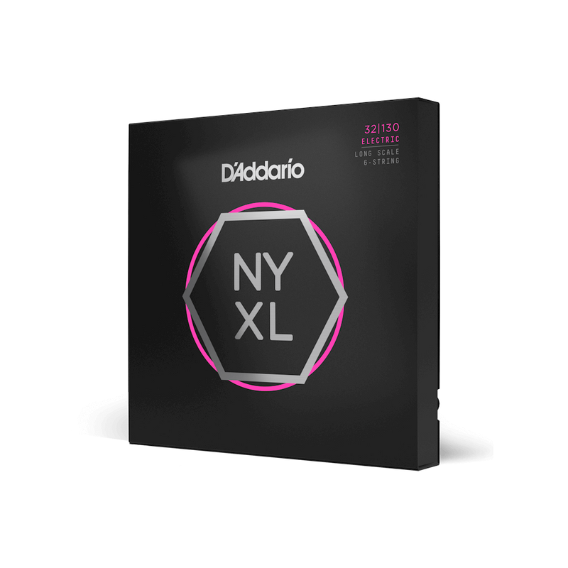 D'Addario NYXL32130 NYXL Cordes de basse électrique 6 cordes Regular Light