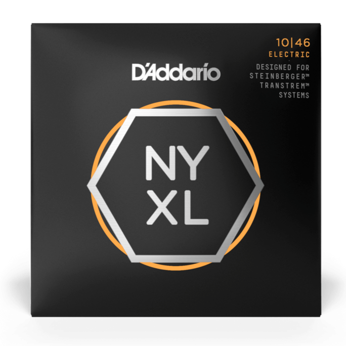 D'Addario NYXLS1046 Double Ball End Steinberger Electric Guitar Strings Regular Light 10-46