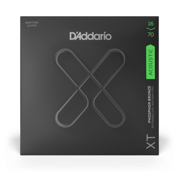 D'Addario XTAPB1670 XT Phosphor Bronze Acoustic Guitar Strings Baritone 16-70