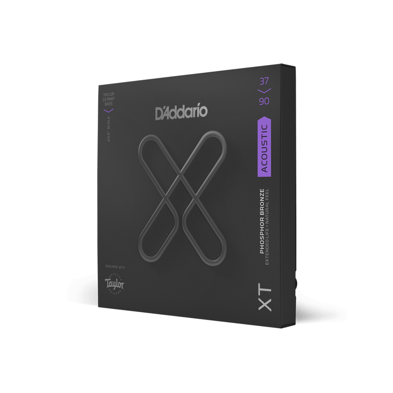 D'Addario XTB3790GS XT Taylor GS Mini Acoustic Bass String Set 37-90