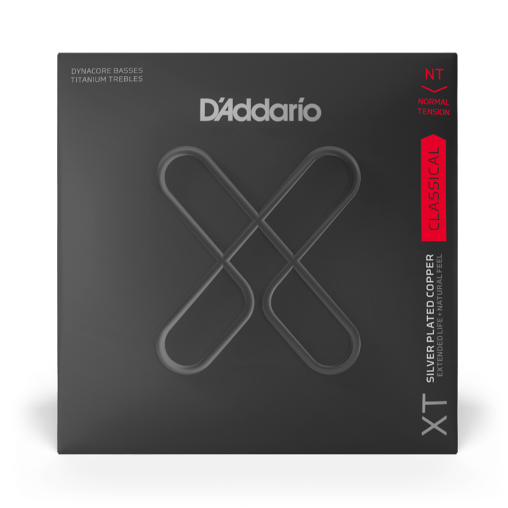 D'Addario XTC45TT XT Dynacore Titanium Classical Guitar Strings Normal Tension