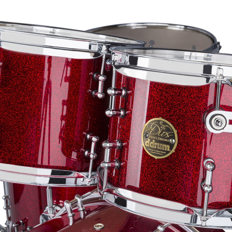 DDrum Dios DS MP-522-RCS Pack de 5 coques scintillantes cerise rouge