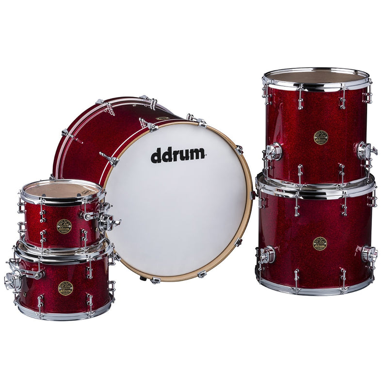 DDrum Dios DS MP-522-RCS Pack de 5 coques scintillantes cerise rouge