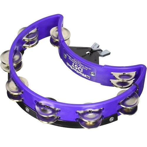 Rhythm Tech DST80 Purple Drumset Mountable Tambourine w/ Nickel Jingles