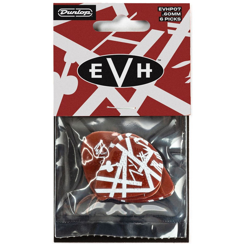 Dunlop EVHP07 Eddie Van Halen Shark Guitar Max Grip .60mm - 6 Pack