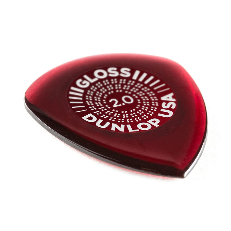 Dunlop 550R200 Flow Gloss Médiators 2,0 mm - Sac de recharge 12