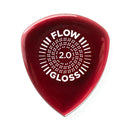 Dunlop 550R200 Flow Gloss Médiators 2,0 mm - Sac de recharge 12
