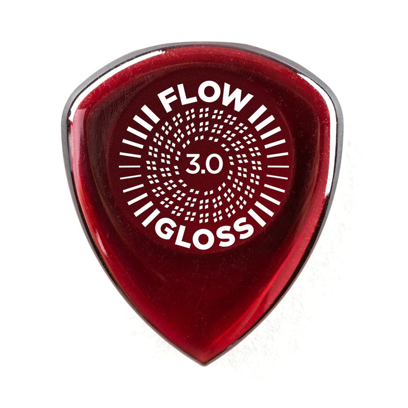 Dunlop 550P300 Flow® Gloss Pick 3.0mm - 3 Pack