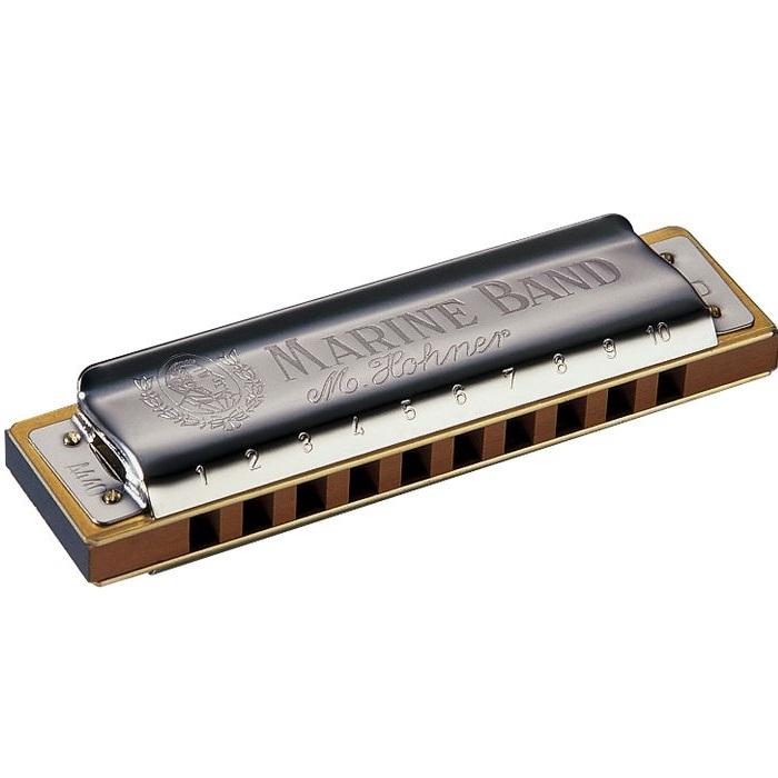 Hohner 1896Bx-E Marine Band  1896 Classic Harmonica In E Key - Red One Music