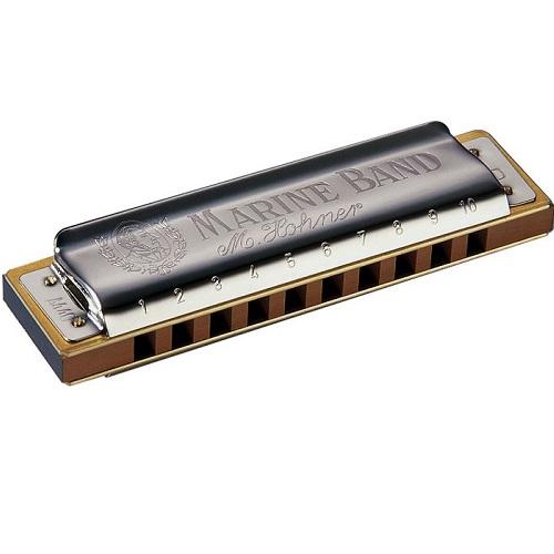 Hohner 1896BX-F# Marine Band 1896 Classic Harmonica In F# Sharp Key