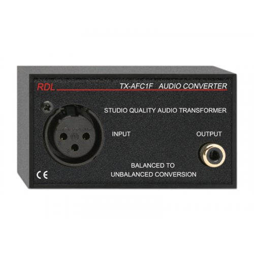 RDL TX-AFC1F Balance To Unbalanced Transformer