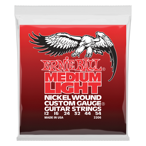 Ernie Ball 2206EB - EB Nickel Wound G Medium-Light Gauge 12-54