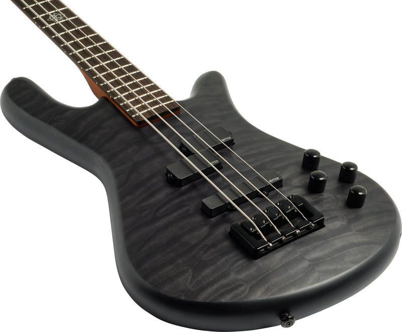 Spector NSPULSE4BSM NS Pulse Electric Bass w/ EMG Pickups - Black Stain Matte