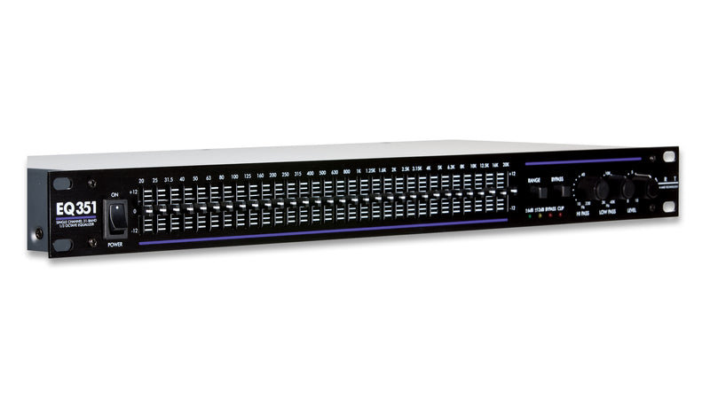 ART EQ351 - Single Channel 31-Band 1/3 Octave Graphic Equalizer