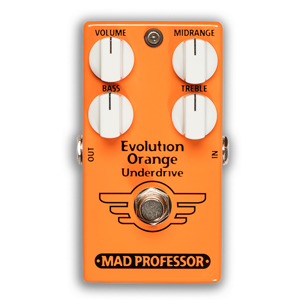 Professeur fou Evolution Orange Underdive Guitar Effets pédale