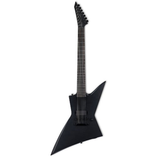 Guitare électrique série ESP LTD BLACK METAL (noir satiné)