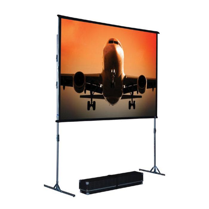 The Screen Works Ezii5X7C 5X7 Foot Ez-Fold Single-Tube Screen - Red One Music