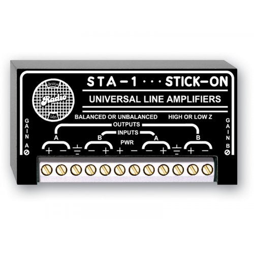 RDL STA-1 Dual Balanced/Unbalanced line Amplifier