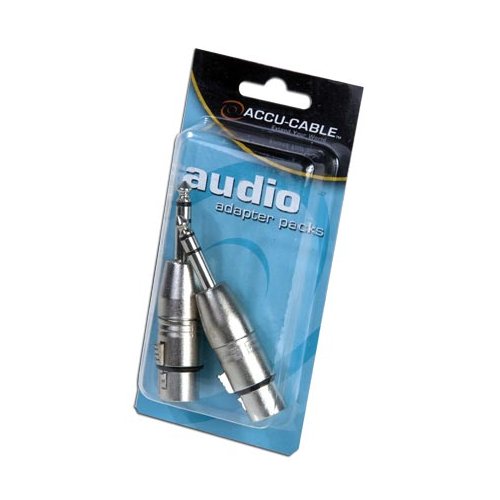 American DJ AXLRC3PMQF Female XLR to Male 1/4" (Pack of 2)