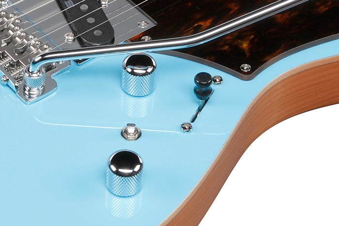 Ibanez TQMS1CTB Tom Quayle Signature Electric Guitar (Celeste Blue)