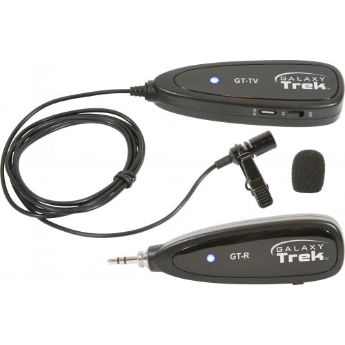 Galaxy Audio GT-V Portable Wireless Lavalier Mic - Red One Music