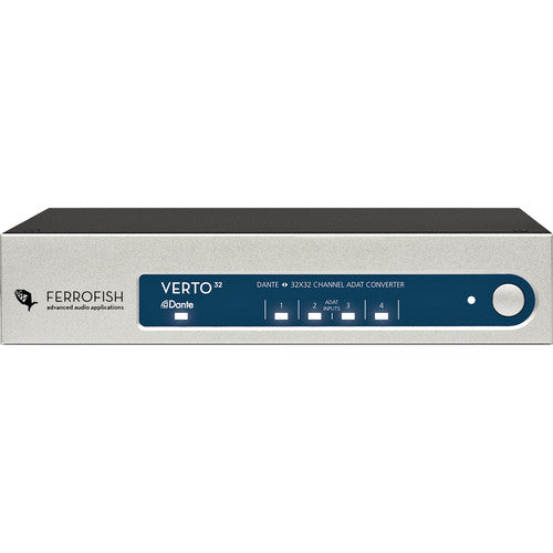 Ferrofish VERTO 32 32x32 Channel Dante Converter ADAT