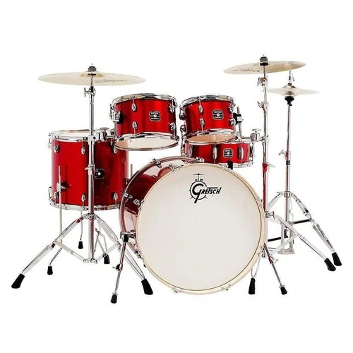 Gretsch Drums GE4E825R Kit énergétique avec kick et matériel 22" - Rouge