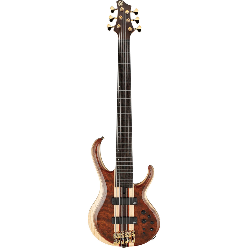 Ibanez BTB1836NDL BTB Series 6 cordes – Guitare basse électrique avec micros Aguilar – Natural Shadow Low Gloss avec sac