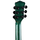Luna FLO MOON CUST Flora Moonflower Acoustic/Electric Guitar (Transparent Mallard)