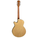 Luna FLO RSE Flora Rose Acoustic/Electric Guitar (Gloss Natural)