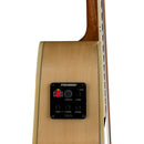 Luna FLO RSE Flora Rose Acoustic/Electric Guitar (Gloss Natural)