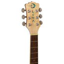 Luna FLO RSE Flora Rose Acoustic/Electric Guitar (Gloss Natural)