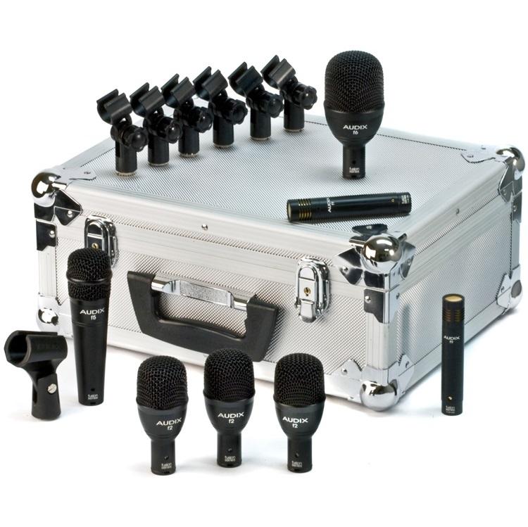 Audix Fp7 7-Piece Drum Microphone Package - Red One Music