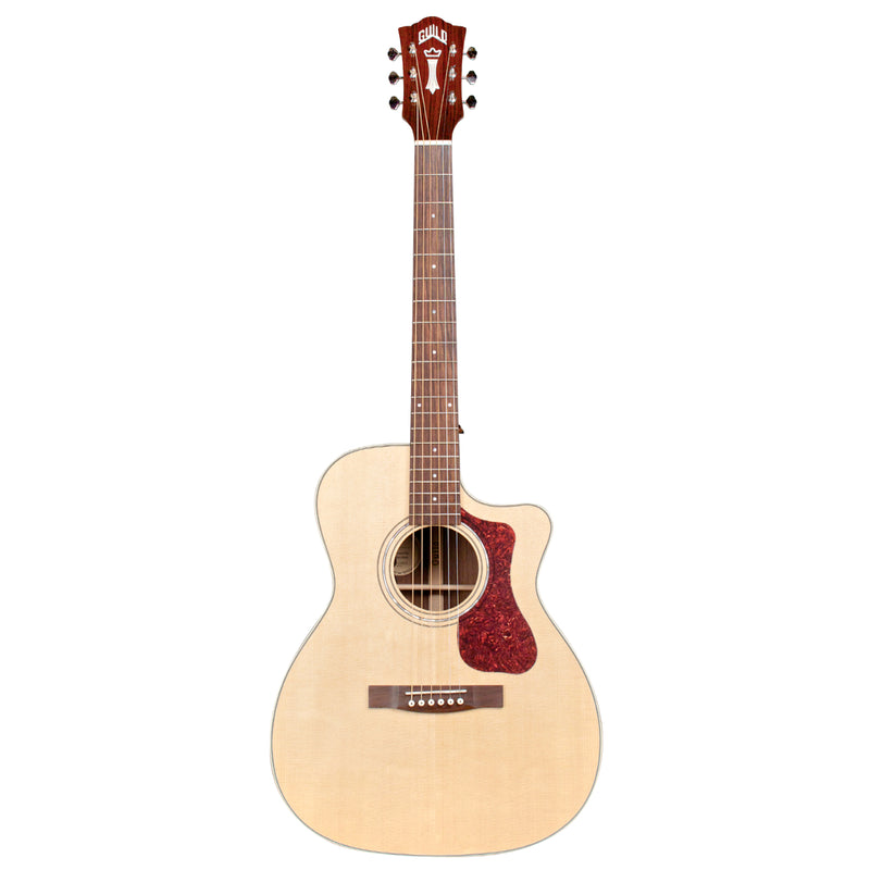 Guild OM-150CE - Orchestra Single Cutaway Acoustic Guitar - Natural brillance
