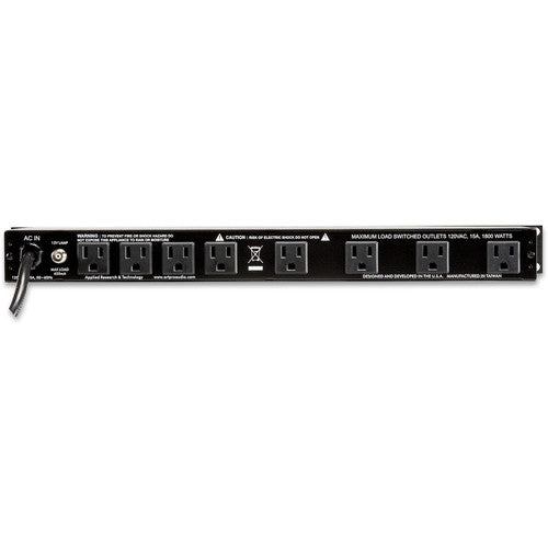 Art Ps4X4Pro Rackmount 8-Outlet Power Conditioner Amp Surge Protector - Red One Music