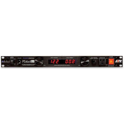 Art Ps4X4Pro Rackmount 8-Outlet Power Conditioner Amp Surge Protector - Red One Music
