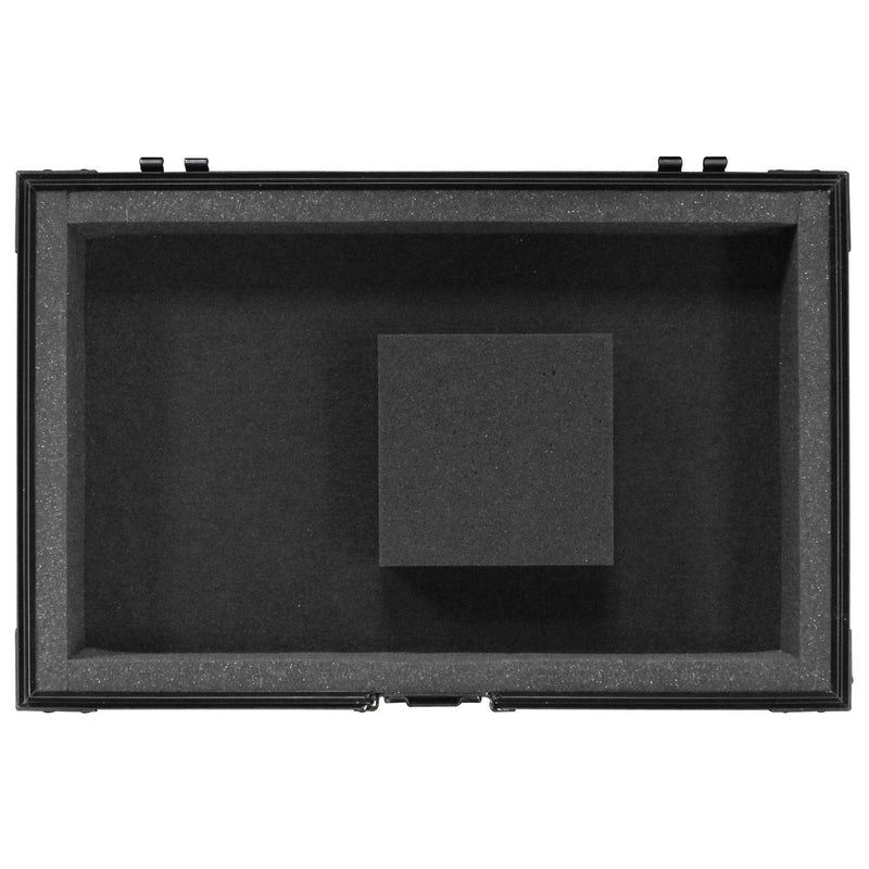 Odyssey FZ10MIXXDBL Universal Black 10″ Format DJ Mixer Flight Case w/Extra Deep Rear Compartment