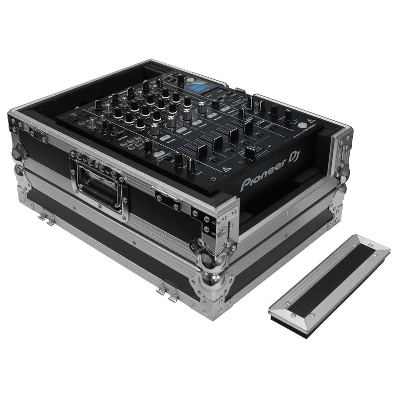 Odyssey FZ12MIXXD - Universal 12″ Format DJ Mixer Flight Case with Extra Deep Rear Cable Compartment