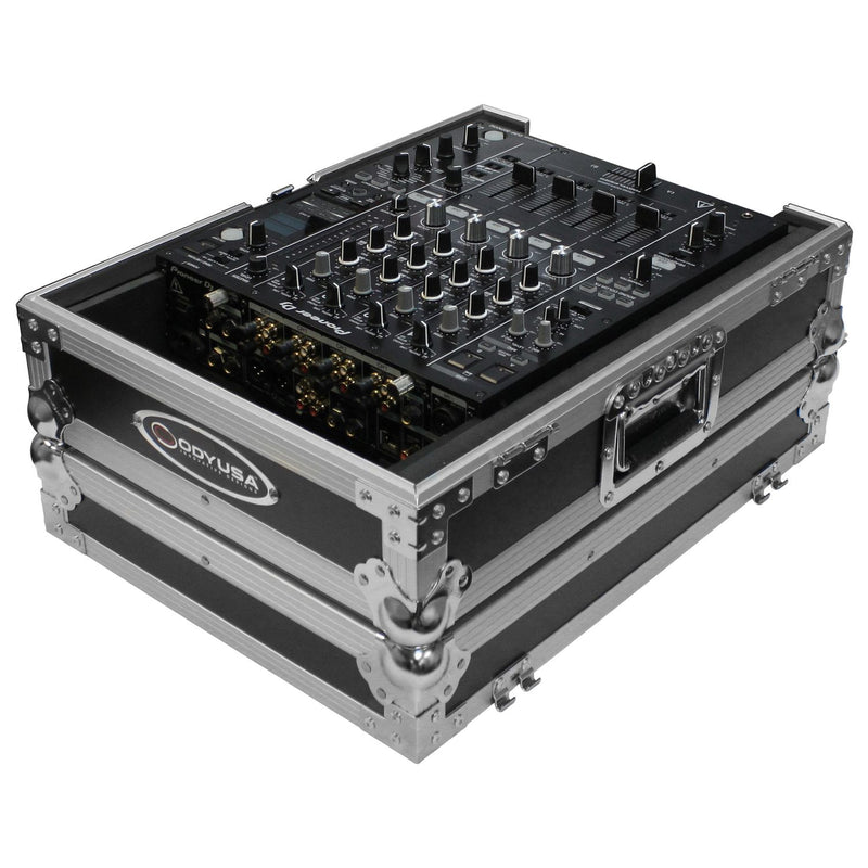 Odyssey FZ12MIXXD - Universal 12″ Format DJ Mixer Flight Case with Extra Deep Rear Cable Compartment