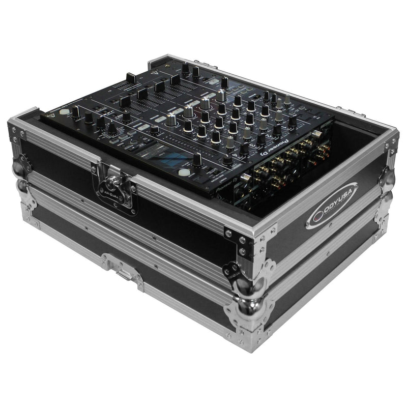 Odyssey FZ12MIXXD - Universal 12″ Format DJ Mixer Flight Case with Extra Deep Rear Cable Compartment