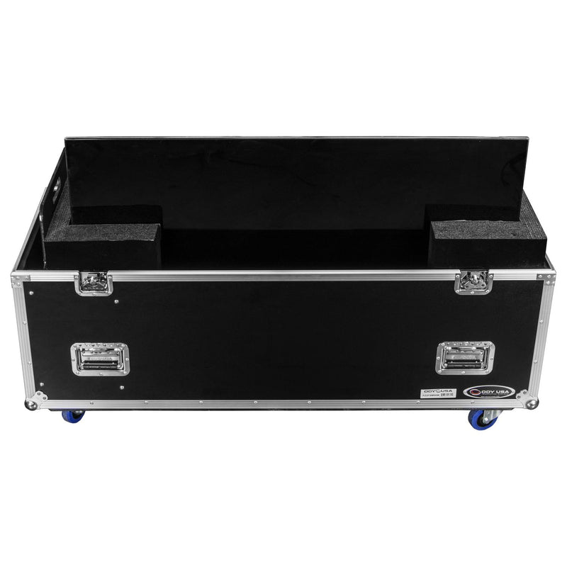 Odyssey FZ2FSM50W - Boîtier pour écran plat double 50-58″ avec roulettes