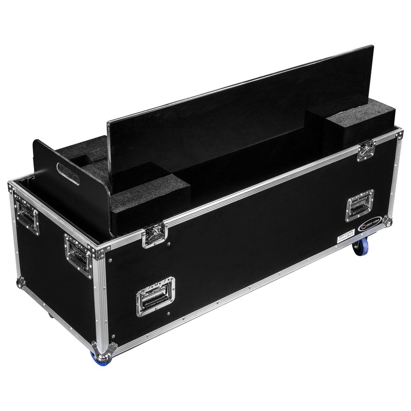 Odyssey FZ2FSM50W - Boîtier pour écran plat double 50-58″ avec roulettes