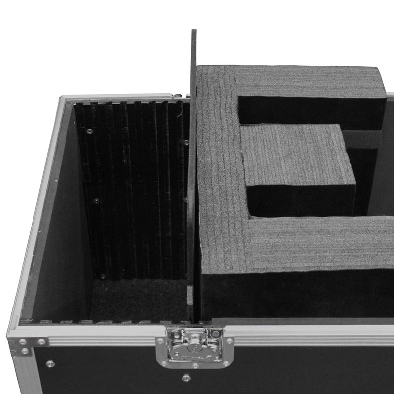 Odyssey FZ2FSM65W - Dual 60-65″ Flat Screen Monitor Flight Case with Casters