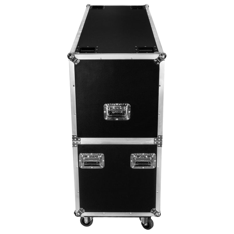 Odyssey FZ2FSM75W - Dual 75″ Flat Screen Monitor Case with Casters