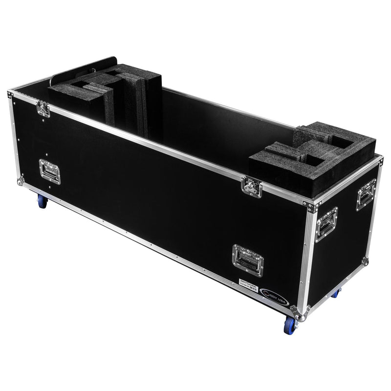 Odyssey FZ2FSM75W - Dual 75″ Flat Screen Monitor Case with Casters