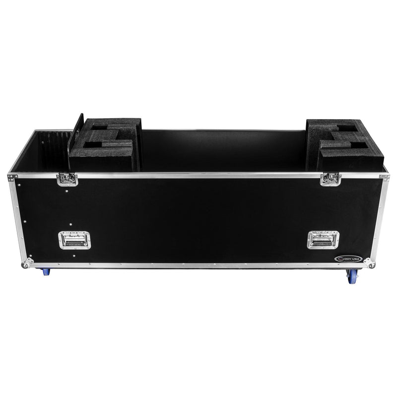 Odyssey FZ2FSM75W - Dual 75″ Flat Screen Monitor Case with Casters